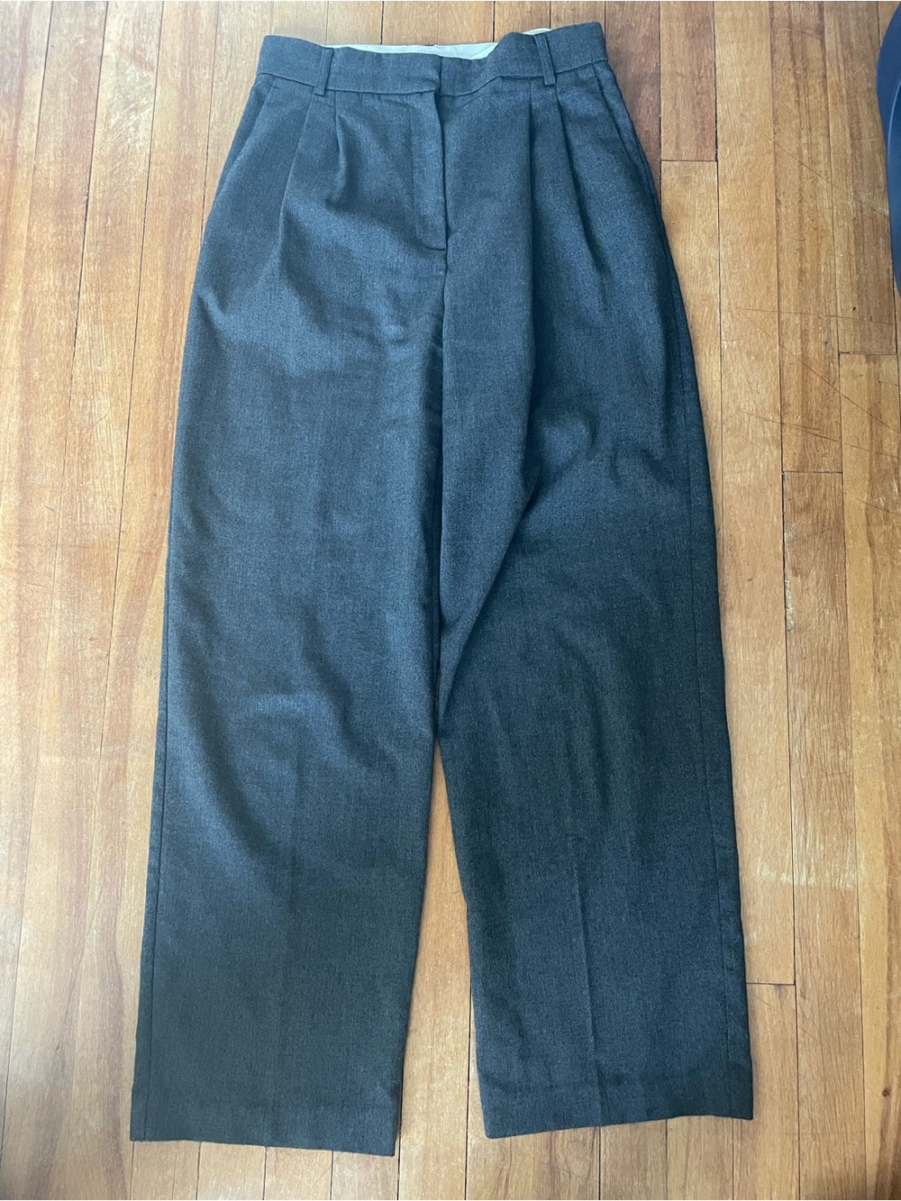 Dynamite Classic Pleated Women’s Trousers - Charcoal Gray